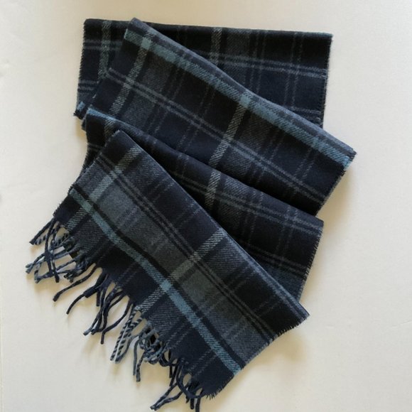 ITALIAN WOOLLEN TREASURES Men's Italian Lambswool Scarf NWT - Picture 1 of 6